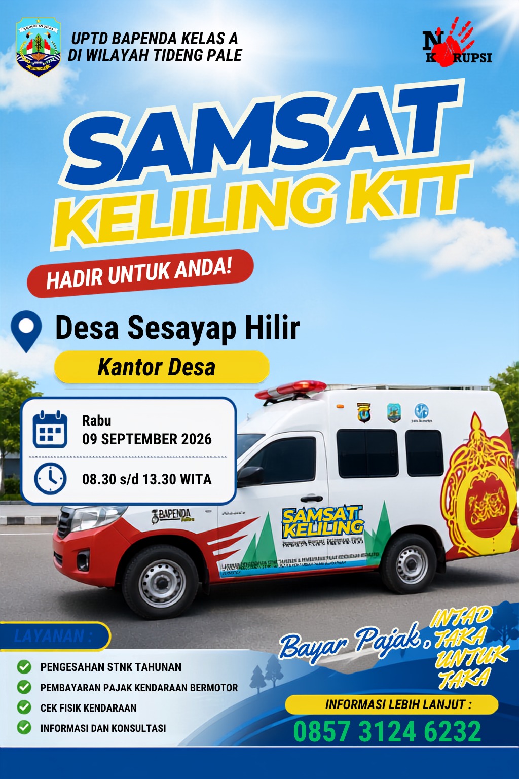 SAMSAT KELILING HADIR DI SESAYAP HILIR